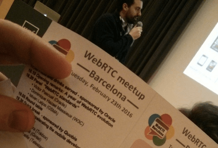 Recordings of the WebRTC meetup in Barcelona