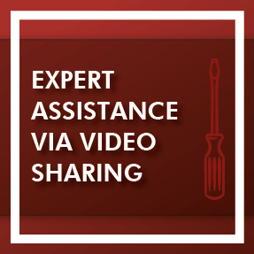 Expert assistance via video sharing