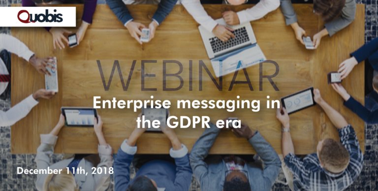 WEBINAR: Enterprise messaging in the data protection era