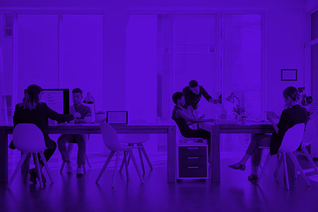 Office Collaboration Quobis Purple filter