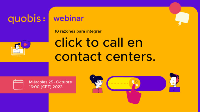 [Webinar 25 Octubre 2023] 10 razones para integrar click to call en contact centers