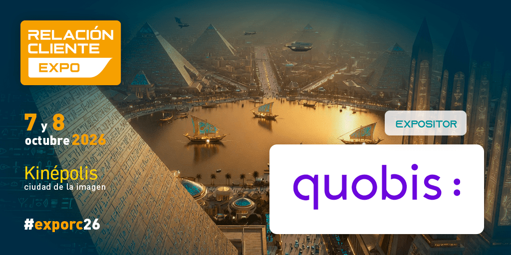 Quobis en Expo Relación Cliente 2026 Stand 26 Kinépolis Madrid - Contactabilidad y Confianza